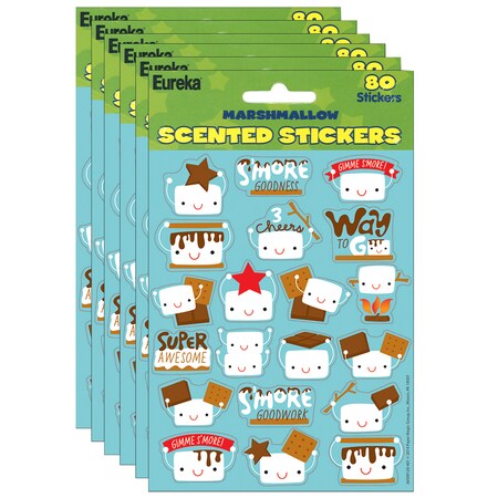 Eureka Marshmallow Scented Stickers, PK480 650912